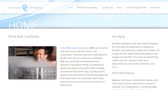 Desktop Screenshot of chicagocryospa.com